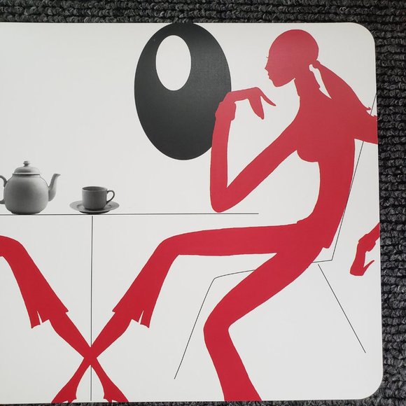 Retroneu Design Studio 225 Placemat & Coaster Set Retro Chic Made in Italy (1) - Picture 6 of 10